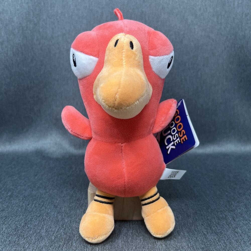 Goose Goose Duck 8" Red Duck Plush Toy Factory NWT Gamers Collectible